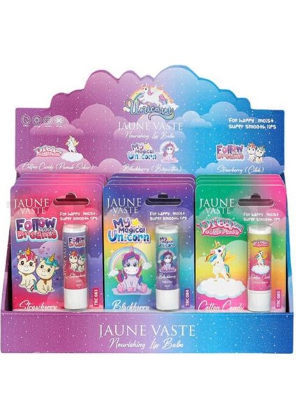 Lip Balm Kids Unicorn Dudak Kremi 12'li Karma Stant
