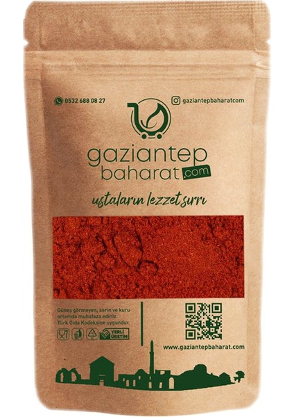 Tatlı Toz Biber 100 gr - Gaziantep Üretimi Doğal ve Taze Baharat modelleri