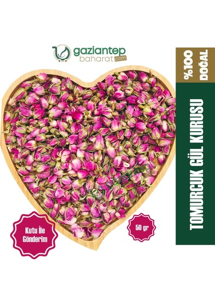 Tomurcuk Gül Kurusu 50 gr – Doğal