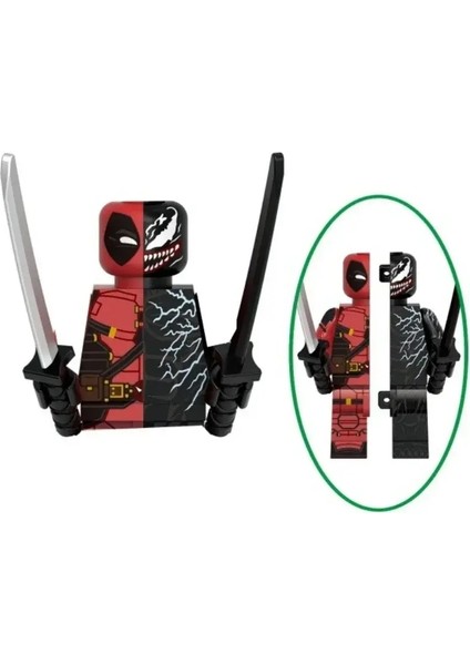 Disney Yapı Taşları Mini Model Figürleri Büyük Goblin Örümcek Adam Demir Adam Venom Kaptan Hawk Deadpool Technic Armor City Hediye Oyuncakları Gh0572 (Yurt Dışından)