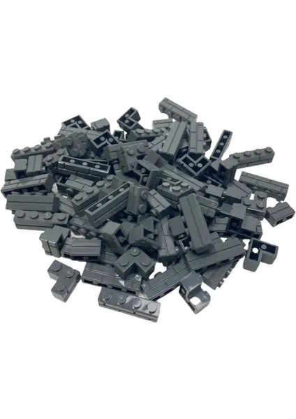120Pcs Yapı Taşları Simülasyonu Şehir Duvar Tuğlası Yapı Taşı Modeli Bina Aksesuarları Kale Inşaat Çocuk Oyuncak Çarşamba Gri 120Pcs (Yurt Dışından)