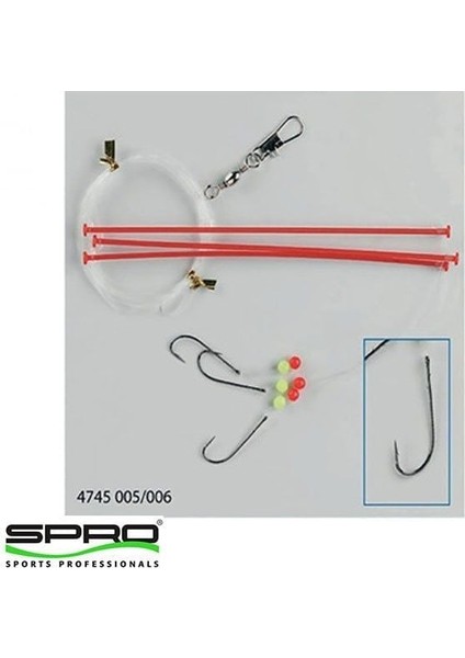 D. Spro Roundfish Patern 3 Iğneli Köstek #6 modelleri