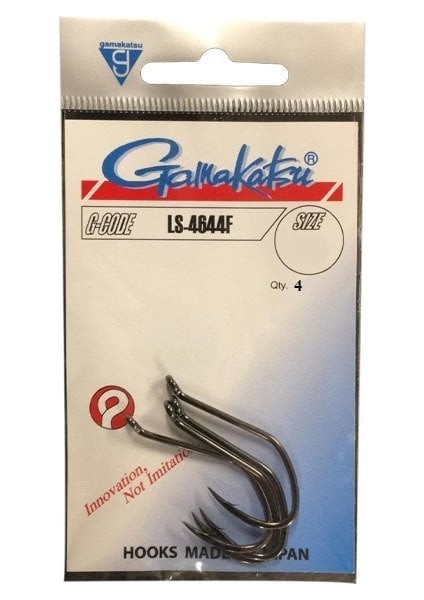 Gamakatsu LS-4644F Siyah No:8/0 Olta Iğnesi 1/4 modelleri