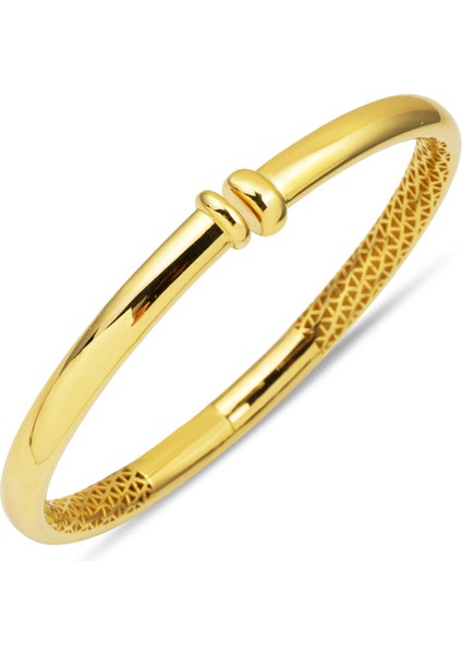 Momentum 14 Ayar Altın Kelepçe Bilezik