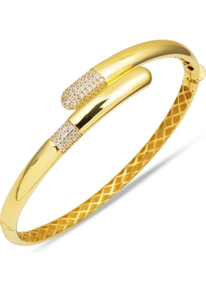 Filata 14 Ayar Kelepçe Sarı Altın Bilezik