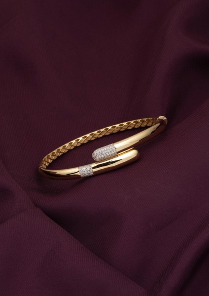 Filata 14 Ayar Kelepçe Sarı Altın Bilezik modelleri