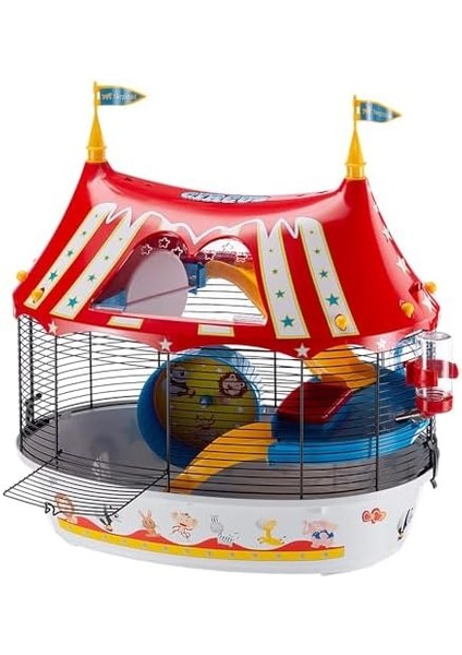 57922799 Hamsterheim Üç Katlı, Ölçüler: 49,5 x 34 x Y 42,5 cm, Siyah modelleri