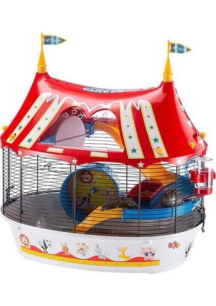 57922799 Hamsterheim Üç Katlı, Ölçüler: 49,5 x 34 x Y 42,5 cm, Siyah indirimleri