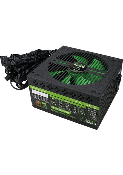 GTP-600 600W 80 Plus Bronze Power Supply PC Güç Kaynağı