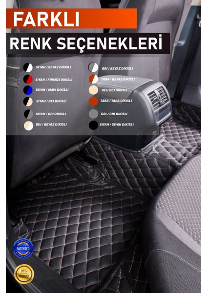 Citroen Berlingo (2020-2024) Uyumlu Deri 7d Havuzlu Tam Set Oto Paspas .5