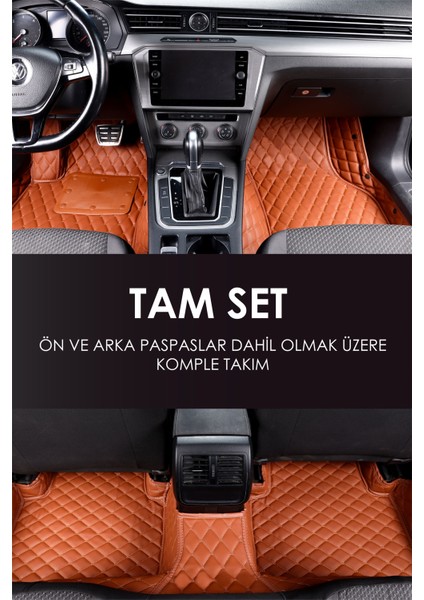 Ssangyong Torres Benzinli (2023-2024) Uyumlu Deri 7d Havuzlu Tam Set Oto Paspas .2