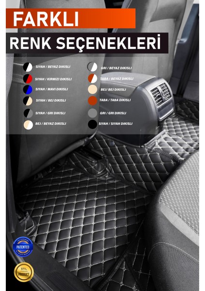 Volvo XC40 (2019-2023) Uyumlu Deri 7d Havuzlu Tam Set Oto Paspas .4