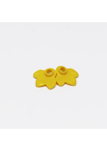 Moc Tuğlalar 32607 Bitki Plakası Tur 1x1 3 Yapraklı Kabak Ağacı Dıy Aydınlatma Blok Tuğlalar Uyumlu Tüm Marka Blokları Parçacıklar Renk: Sarı 100 Pcs (Yurt Dışından)