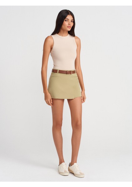 21059 Fitilli Top-Beyaz
