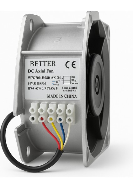 "better 225X225X80 mm 24V Dc Full Metal Endüstriyel Soğutma Fanı fiyatları