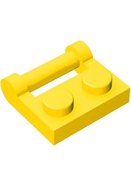 20PCS Moc Parçaları 48336 Plaka Özel 1 x 2 Yan Uyumlu Tuğlalarda Çubuk Saplı Dıy Yapı Taşları Parçacık Çocuk Oyuncak Hediye Color: Açık GRI-20PCS (Yurt Dışından)