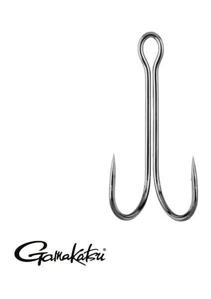 D. Gamakatsu Double 22 Long Shank #6 Ikili Iğne 1/