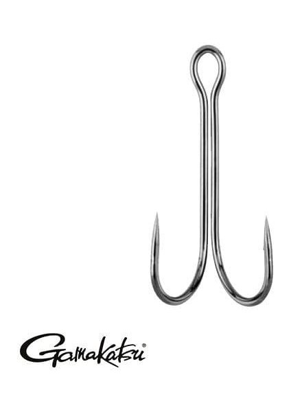 D. Gamakatsu Double 22 Long Shank #6 Ikili Iğne 1/ indirimleri