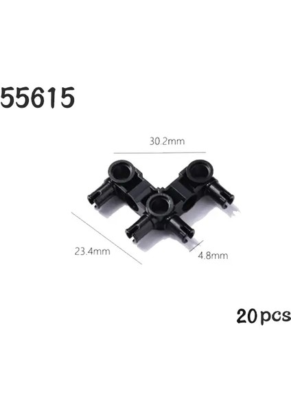 Yapı Taşları Dıy Teknik Parçaları Aks Pim Konektörleri 32034 32015 32014 2853 3713 22961 14720 48496 Moc Tuğlaları Eğitim Oyuncak Renk: 55615 20PCS (Yurt Dışından)