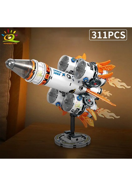 Huiqibao Moc Uzay Sarkması Astronot Roket Modeli Yapı Bloğu Modeli Havacılık ve Uzay Adamı Diy Süs Tuğla Oyuncak Çocuklar Için Çocuk: No.51 Kutu Yok (Yurt Dışından)