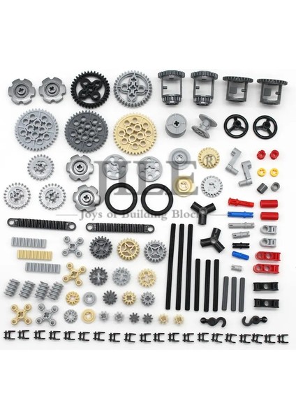 116PCS Moc Dökme Teknik Parçalar Pin Asansör Tuğlaları Set Aks Konektör Dişlileri 40 Diş Yapı Taşları Uyumlu Teknoloji Oyuncak: 116 Pcs Renk Rastgele (Yurt Dışından)