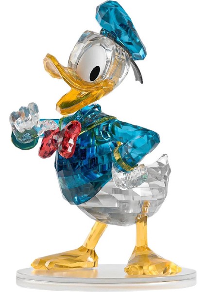 Disney Mickey Minnie Donald Duck Oyuncakları El Yapımı Süsler Erkek ve Kızlar Için Hediyeler Üç Boyutlu Kristal Yapı Taşları Renk: Donny (Yurt Dışından)