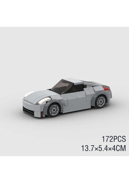 Moc City Araba Araç Hız Şampiyonu Yarışçısı AE86 M3 M8 Yapı Taşları Tuğla R34 Rx-7 Yarış Süper Teknik Yaratıcı Garaj Oyuncakları Renk: M10172 Kutu Yok (Yurt Dışından)