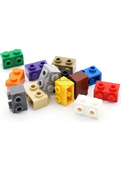 40PCS Moc Yapı Taşları 11211 Tuğla, 1x2'yi Yan Uyumlu Montaj Parçacıkları ile Modifiye Eder, Parçacıklar Inşaatı Yaratıcı Oyuncak: 40 Adet Renk Karıştırın (Yurt Dışından)