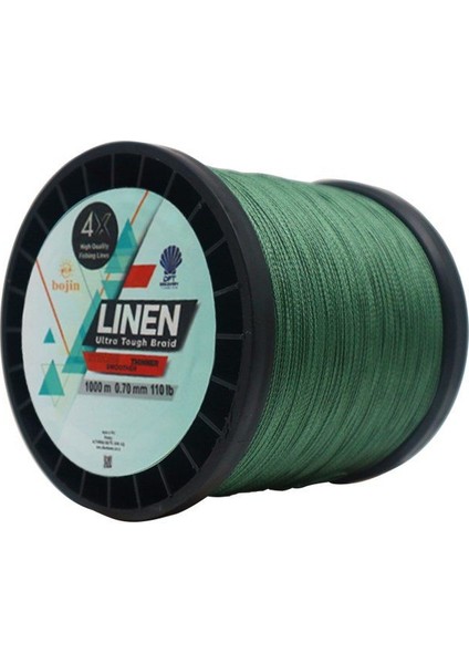 Dft Bojin 4x Linen Ip Misina 0.70 mm 1000M Yeşil fiyatları
