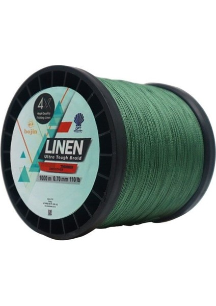 Dft Bojin 4x Linen Ip Misina 0.70 mm 1000M Yeşil indirimleri