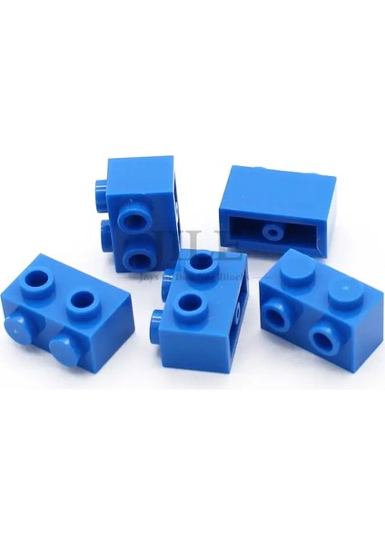 40PCS Moc Yapı Taşları 11211 Tuğla, 1x2'yi Yan Uyumlu Bir Şekilde Montajlarla Değiştirerek Değiştirilmiş Parçacıklar Inşaatı Yaratıcı Oyuncaklar Renk: Mavi 40PCS (Yurt Dışından)