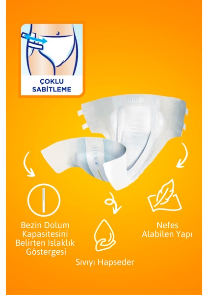 Proskin Slip Belbantlı Small Hasta Bezi 90 Adet