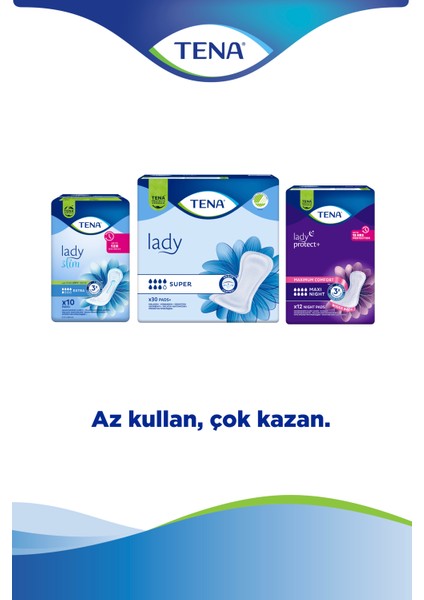 Lady Maxi, Kadın Mesane Pedi, 5.5 Damla, 12’li Paket