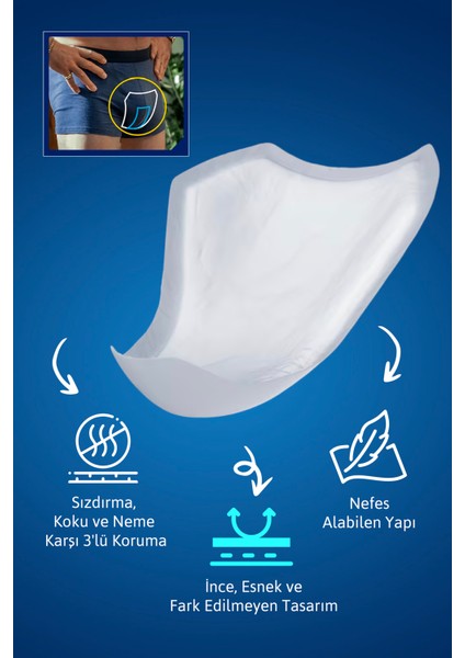 Men Level-3, Erkek Mesane Pedi, 5 Damla, 16’lı Paket