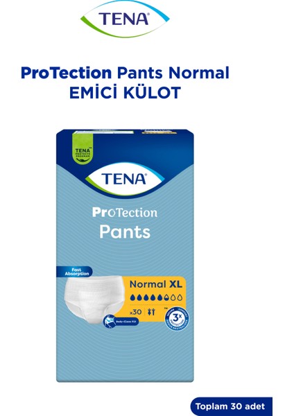 Proskin Pants Normal Emici Külot Ekstra Large - Büyük XL 5,5 Damla 120-160 cm 30 Adet
