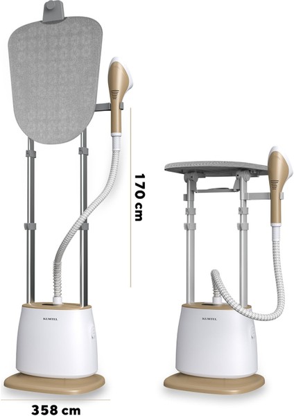 Profesyonel Standlı Buharlı Kırışık Giderici Hmgsp-05