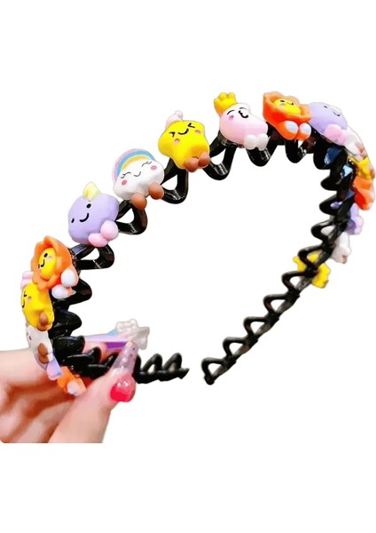 Kafa Bantları Band Bandaux Scrunchie Bandana Haarband Tiara Cheveux Fille Kids Cutecolor 3 (Yurt Dışından)