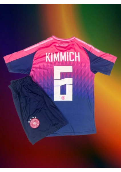 Almanya Euro 2024 Joshua Kimmich Deplasman Çocuk Forması 3'lü Set