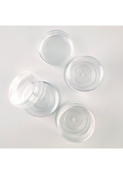 Şeffaf Akrilik Dikdörtgen 12 Şişeli Palet Boya Saklama Büyük 12X16CM