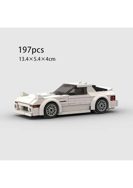 Moc City Araba Araç Hız Şampiyonu Yarışçısı AE86 M3 M8 Yapı Taşları Tuğla R34 Rx-7 Yarış Süper Teknik Yaratıcı Garaj Oyuncakları Renk: M10127 Kutu Yok (Yurt Dışından)