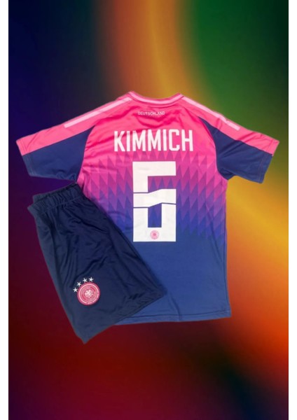 Almanya Euro 2024 Joshua Kimmich Deplasman Çocuk Forması 3'lü Set