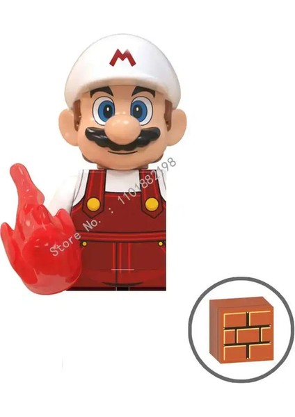 Süper Bros Blokları Luigi Mini Aksiyon Oyuncak Figürleri Yapı Blokları Oyuncak Tuğlalar Montaj Oyuncakları Çocuklar Için Hediyeler Renk: WM2067 (Yurt Dışından)