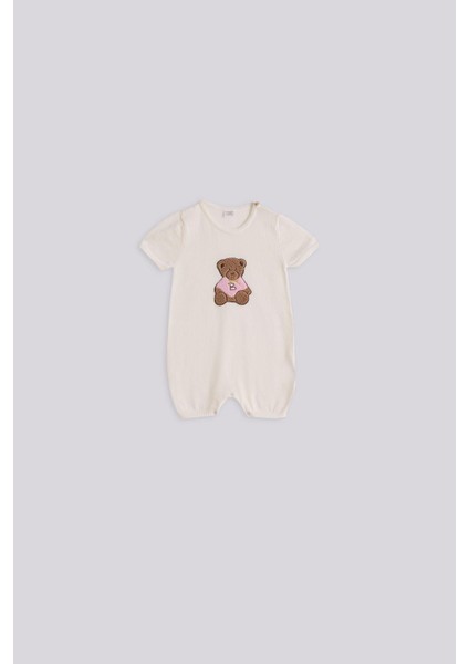 Bg Store Kız Bebek Beyaz Tulum