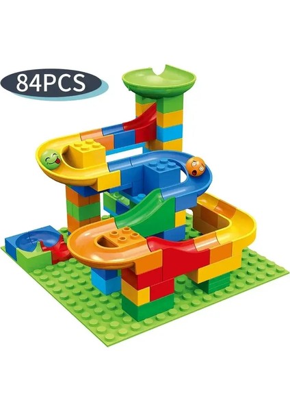 Çocuklar Küçük Parçacık Montaj Oyuncak Slayt Küçük Blok Montaj Parçacıkları Diy Eğitim Oyuncak Yaratıcı Eğitim Oyuncak: 84-Pcs (Yurt Dışından)