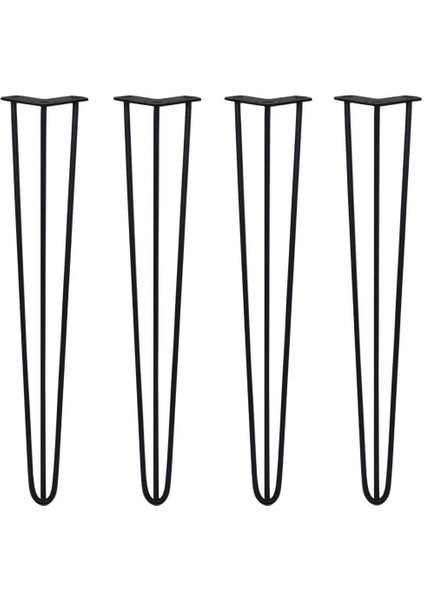 Metal Firkete Demir Masa Sehpa Ayağı 90 cm