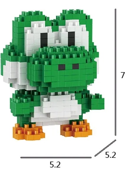 Sanrio Micro Yapı Taşları Kirby Kuromi Anime Luffy Helikopter Marioed Montajlı Model Mini Tuğla Figür Toys Çocuklar Için Hediyeler: A628/BOYUT: Kutu Yok (Yurt Dışından)