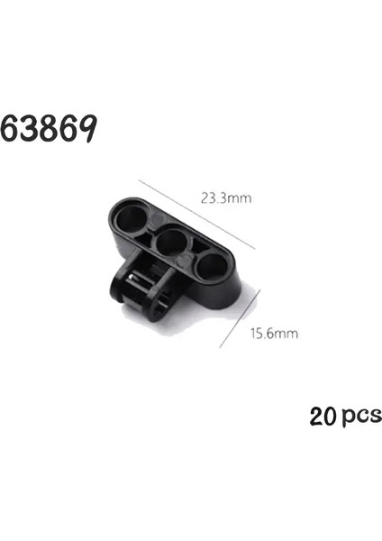 Yapı Taşları Dıy Teknik Parçaları Aks Pim Konektörleri 32034 32015 32014 2853 3713 22961 14720 48496 Moc Tuğlaları Eğitim Oyuncak Renk: 63869 20PCS (Yurt Dışından)