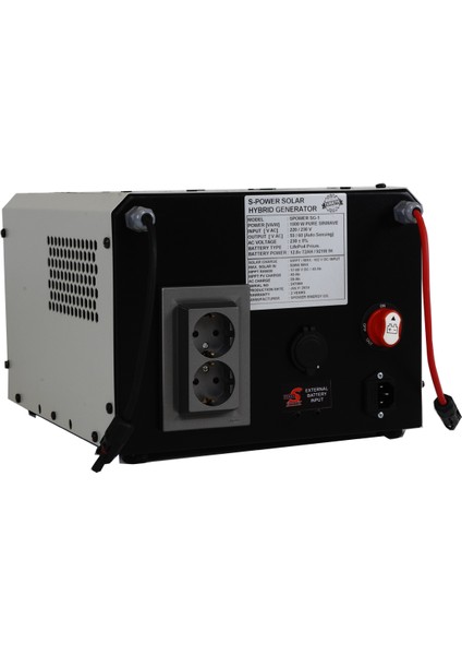 Energy Solar Hibrit Jeneratör Sg-2 210AH (2000 Watt)