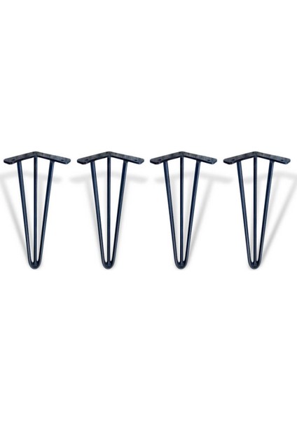Metal Firkete Demir Masa Sehpa Ayağı 45 cm