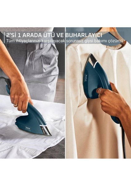 2025 Duo Power 2'si 1 Arada Buharlı Ütü ve Buharlı Düzleştirici -Gelecekten Gelen Ütü fiyatları